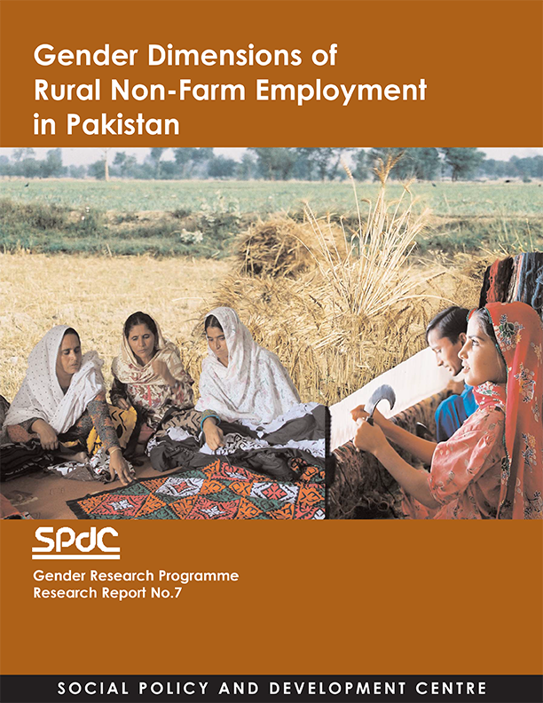 Gender Dimensions in Rural Non-farm Employment in Pakistan