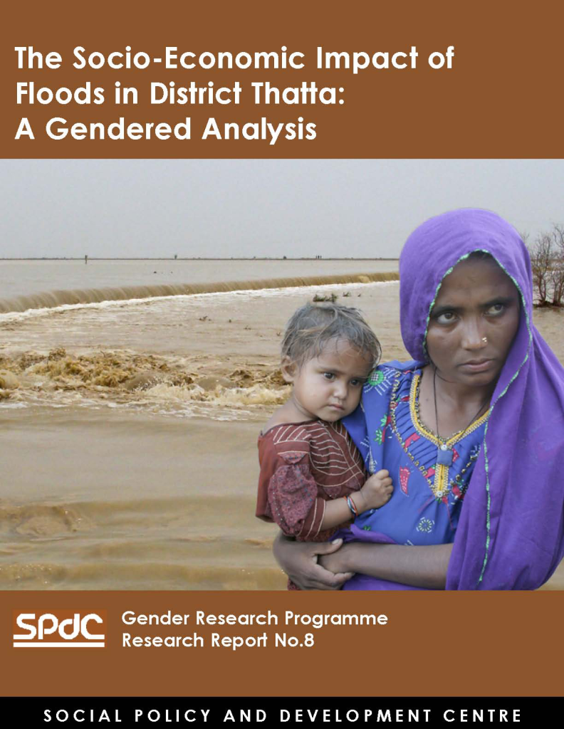 The Socio-Economic Impact of Floods in District Thatta:  A Gendered Analysis