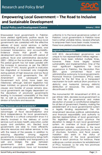 Empowering Local Government – The Road to Inclusive and Sustainable Development