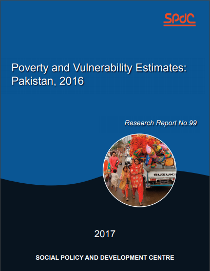 Poverty and Vulnerability Estimates: Pakistan 2016