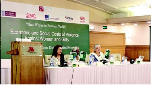 Launch of Report on Economic and Social Costs of Violence against Girls and Women