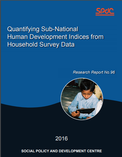 Quantifying Sub-National Human Development Indices from Household Survey Data