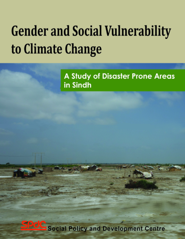 Gender and Social Vulnerability to Climate Change: A Study of Disaster Prone Areas in Sindh