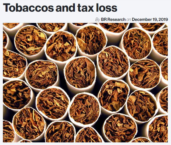 Tobaccos and tax loss