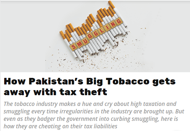 How Pakistan’s Big Tobacco gets away with tax theft